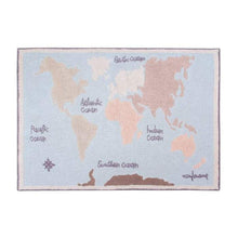 Load image into Gallery viewer, Lorena Canals Rugs Lorena Canals Washable Rug Vintage Map