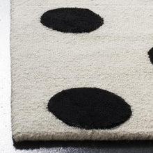 Load image into Gallery viewer, Safavieh Rugs Safavieh Kids Collection Ivory and Black Polka Dot Rug