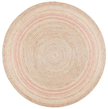 Load image into Gallery viewer, Safavieh Rugs Safavieh Natural Fiber Collection Pink Circle Jute Rug