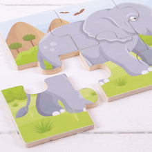 Load image into Gallery viewer, Bigjigs Toys Safari (6 Piece Puzzles) - 3 Puzzles