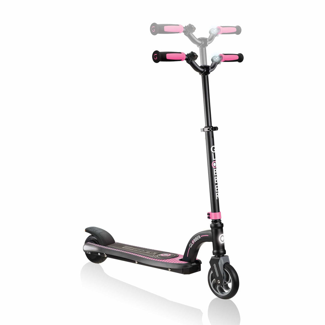Globber Scooters PINK - BLACK Globber One K E-Motion 10 Kids Electric Scooter