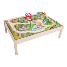 Load image into Gallery viewer, Bigjigs Rail Services Train Set and Table