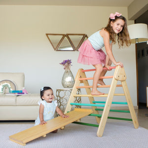Wiwiurka Toys SMALL CLIMBING FOLDABLE TRIANGLE WITH REVERSIBLE RAMP by Wiwiurka Toys