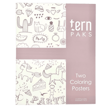 Load image into Gallery viewer, ternPaks Small Coloring Sheets: Celebration Set