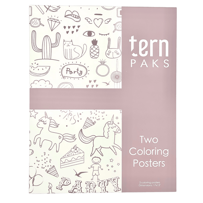 ternPaks Small Coloring Sheets: Celebration Set