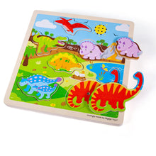 Load image into Gallery viewer, Bigjigs Toys Sound Puzzles - Dinosaurs