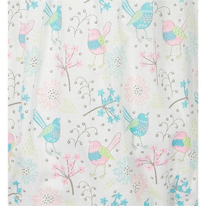 Feather Baby Square-Neck Bubble - Regal Bird on White  100% Pima Cotton by Feather Baby