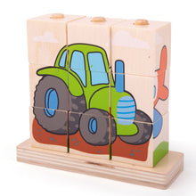 Load image into Gallery viewer, Bigjigs Toys Stacking Blocks (Transport)