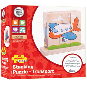 Bigjigs Toys Stacking Blocks (Transport)