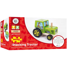 Load image into Gallery viewer, Bigjigs Toys Stacking Tractor