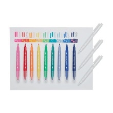Load image into Gallery viewer, OOLY Stamp-A-Doodle Double-Ended Markers - Set of 12 by OOLY