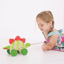 Load image into Gallery viewer, Bigjigs Toys Stegosaurus Pull Along