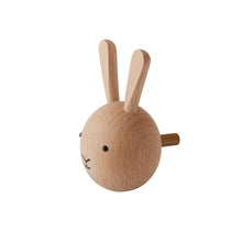 Load image into Gallery viewer, OYOY Storage Rabbit OYOY Mini Hook Rabbit - Nature