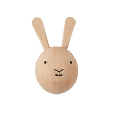 Load image into Gallery viewer, OYOY Storage Rabbit OYOY Mini Hook Rabbit - Nature