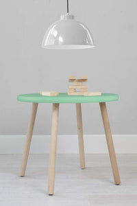 Nico and Yeye Tables and Chairs 23.5" / CONVERTIBLE (20.5" AND 24.5") / GREEN Nico and Yeye Peewee Kids Table - Maple