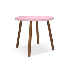 Load image into Gallery viewer, Nico and Yeye Tables and Chairs 30&quot; / 20.5&quot; / PINK Nico and Yeye Peewee Kids Table - Walnut