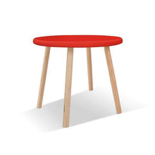 Load image into Gallery viewer, Nico and Yeye Tables and Chairs 30&quot; / 20.5&quot; / RED Nico and Yeye Peewee Kids Table - Maple