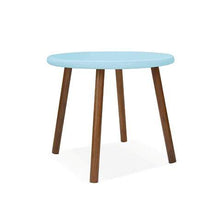 Load image into Gallery viewer, Nico and Yeye Tables and Chairs 30&quot; / 20.5&quot; / SKY BLUE Nico and Yeye Peewee Kids Table - Walnut