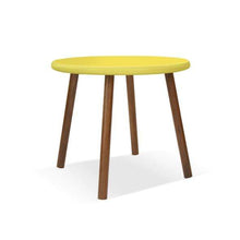 Load image into Gallery viewer, Nico and Yeye Tables and Chairs 30&quot; / 20.5&quot; / YELLOW Nico and Yeye Peewee Kids Table - Walnut
