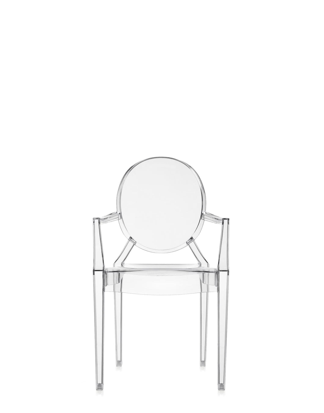 Kartell Tables and Chairs Crystal Kartell Lou Lou Ghost Chair Kids