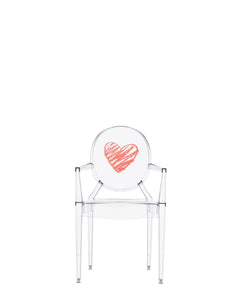 Kartell Tables and Chairs Heart Kartell Lou Lou Ghost Chair Kids