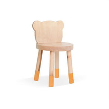 Load image into Gallery viewer, Nico and Yeye Tables and Chairs MAPLE / ORANGE / 12&quot; LEGS Nico and Yeye Baba Bear Solid Wood Kids Chair (Set of 2)