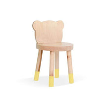 Load image into Gallery viewer, Nico and Yeye Tables and Chairs MAPLE / YELLOW / 12&quot; LEGS Nico and Yeye Baba Bear Solid Wood Kids Chair (Set of 2)