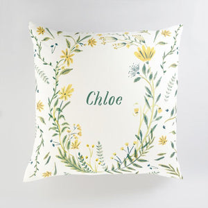 Minted Tables and Chairs Minted Cheerful Blessing Large Floor Pillow