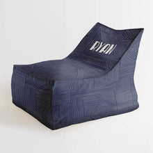 Load image into Gallery viewer, Minted Tables and Chairs Navy Minted Sketchbook Geometric Chair