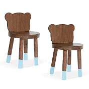Load image into Gallery viewer, Nico and Yeye Tables and Chairs Nico and Yeye Baba Bear Solid Wood Kids Chair (Set of 2)
