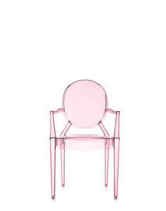 Kartell Tables and Chairs Pink Kartell Lou Lou Ghost Chair Kids