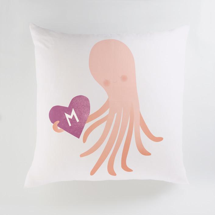 Minted Tables and Chairs Plum / CLASSIC COTTON CANVAS Minted Little Octopus