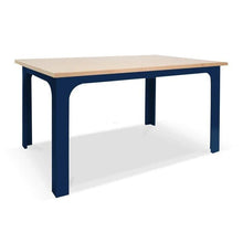 Load image into Gallery viewer, Nico and Yeye Tables/Chairs BIRCH / DEEP BLUE / CONVERTIBLE (20.5&quot; AND 24.5&quot;) Nico and Yeye Craft Kids Table
