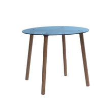 Load image into Gallery viewer, Nico and Yeye Tables/Chairs LARGE / WALNUT / PACIFIC BLUE Nico and Yeye AC/BC Acrylic Craft Kids Table