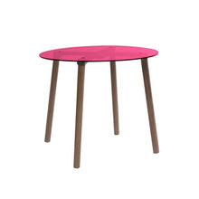 Load image into Gallery viewer, Nico and Yeye Tables/Chairs LARGE / WALNUT / PINK Nico and Yeye AC/BC Acrylic Craft Kids Table