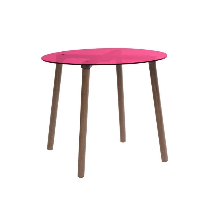 Nico and Yeye Tables/Chairs LARGE / WALNUT / PINK Nico and Yeye AC/BC Acrylic Craft Kids Table