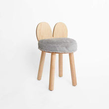 Load image into Gallery viewer, Nico and Yeye Tables/Chairs MAPLE / GRAY Nico and Yeye Fuzzy Lola Kids Chair