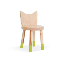 Load image into Gallery viewer, Nico and Yeye Tables/Chairs MAPLE / GREEN / 12&quot; Nico and Yeye Kitty Kids Chair (Set of 2)