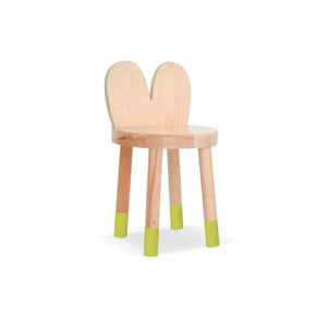 Nico and Yeye Tables/Chairs MAPLE / GREEN / 12" Nico and Yeye Lola Solid Wood Kids Chair (Set of 2)