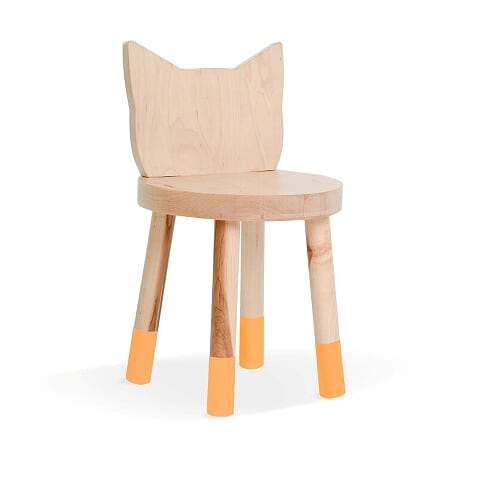 Nico and Yeye Tables/Chairs MAPLE / ORANGE / 12