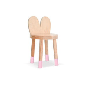 Nico and Yeye Tables/Chairs MAPLE / PINK / 12" Nico and Yeye Lola Solid Wood Kids Chair (Set of 2)