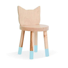 Load image into Gallery viewer, Nico and Yeye Tables/Chairs MAPLE / SKY BLUE / 12&quot; Nico and Yeye Kitty Kids Chair (Set of 2)