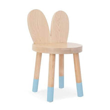 Load image into Gallery viewer, Nico and Yeye Tables/Chairs MAPLE / SKY BLUE / 12&quot; Nico and Yeye Lola Solid Wood Kids Chair (Set of 2)