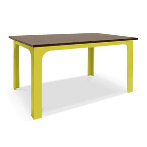 Nico and Yeye Tables/Chairs WALNUT / GREEN / CONVERTIBLE (20.5" AND 24.5") Nico and Yeye Craft Kids Table
