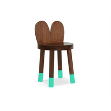 Load image into Gallery viewer, Nico and Yeye Tables/Chairs WALNUT / MINT / 12&quot; Nico and Yeye Lola Solid Wood Kids Chair (Set of 2)