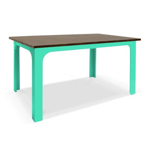 Nico and Yeye Tables/Chairs WALNUT / MINT / CONVERTIBLE (20.5" AND 24.5") Nico and Yeye Craft Kids Table