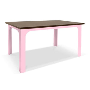 Nico and Yeye Tables/Chairs WALNUT / PINK / CONVERTIBLE (20.5" AND 24.5") Nico and Yeye Craft Kids Table