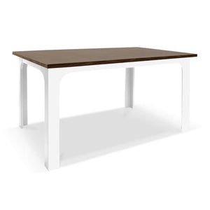 Nico and Yeye Tables/Chairs WALNUT / WHITE / CONVERTIBLE (20.5" AND 24.5") Nico and Yeye Craft Kids Table