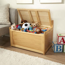 Load image into Gallery viewer, Melissa &amp; Doug Toy Chests Melissa &amp; Doug Wooden Toy Chest - Honey