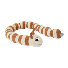 Load image into Gallery viewer, OYOY Toys Default OYOY Leo Larva Figure - Caramel / Offwhite